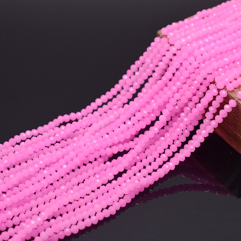Glass Seed Beads 2Mm Jewelry Making - Rosa pêssego brilhante 1 2 3