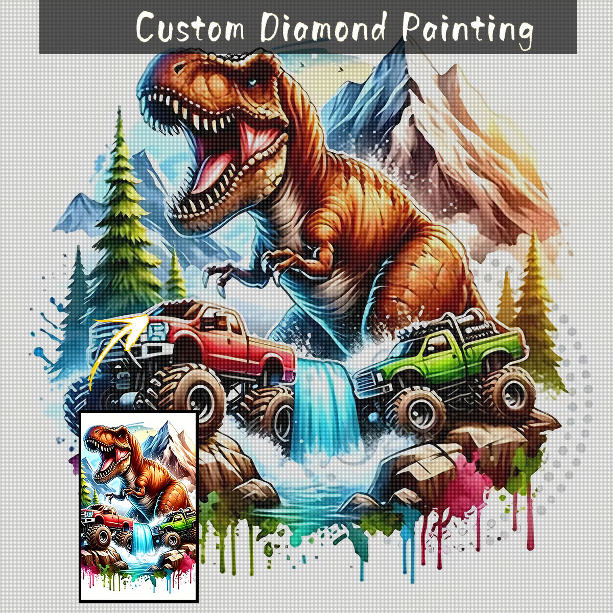 5D Diamond Painting Kit Full Drill - Kit de Pintura com Diamantes 5D