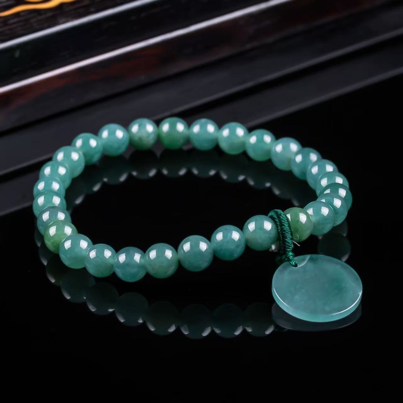 Beading - Pulseira de Tricô Manual com Contas