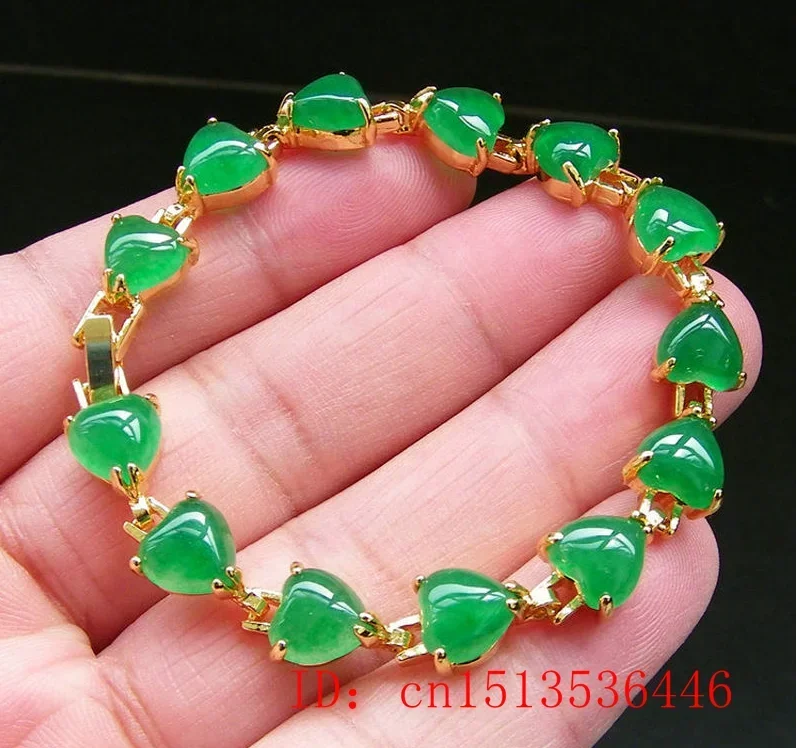 Natural verde jade ágata amor  - Beading avaliação e preço
