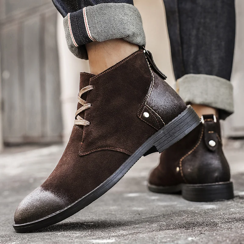 Nova camurça de vaca botas de  - Craft Tools avaliação e preço