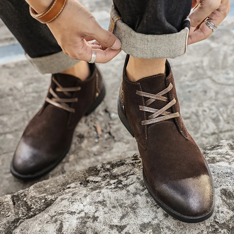 Nova camurça de vaca botas de  - Craft Tools avaliação e preço