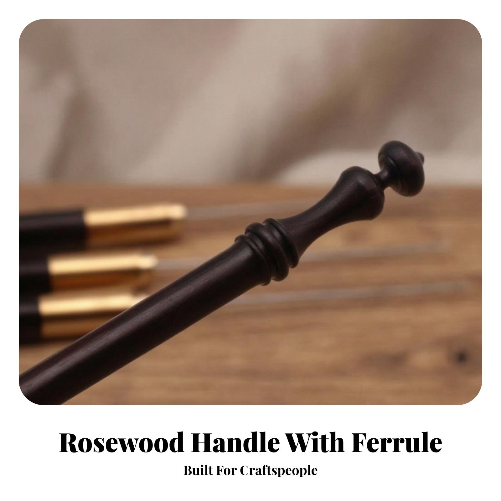 Agulha de Bordado Ergonômica c - Wooden Crochet Hooks Ergonomic Handle avaliação e preço