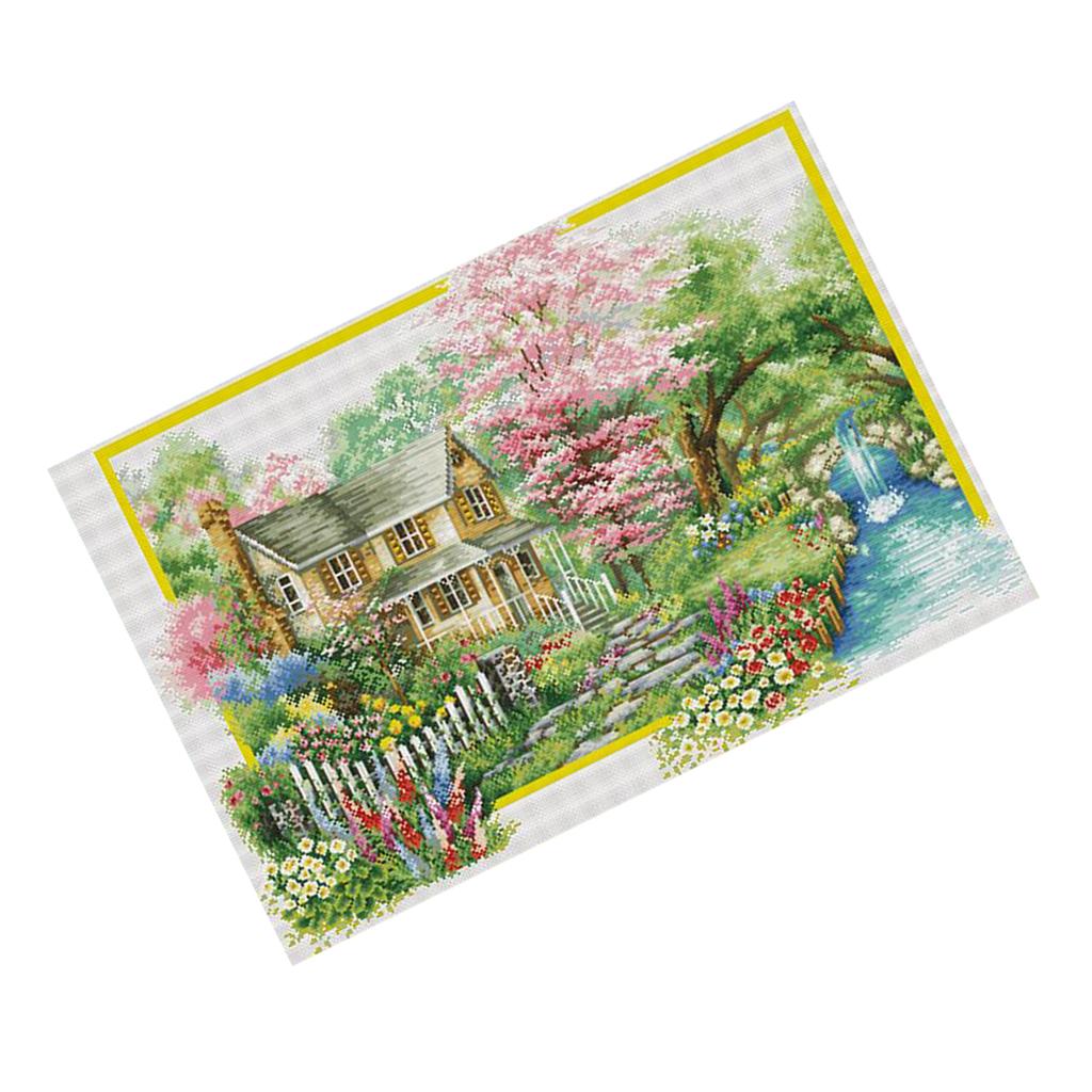 Kit de Bordado Ponto Cruz Esta - Cross Stitch Stamped Kits Beginners avaliação e preço