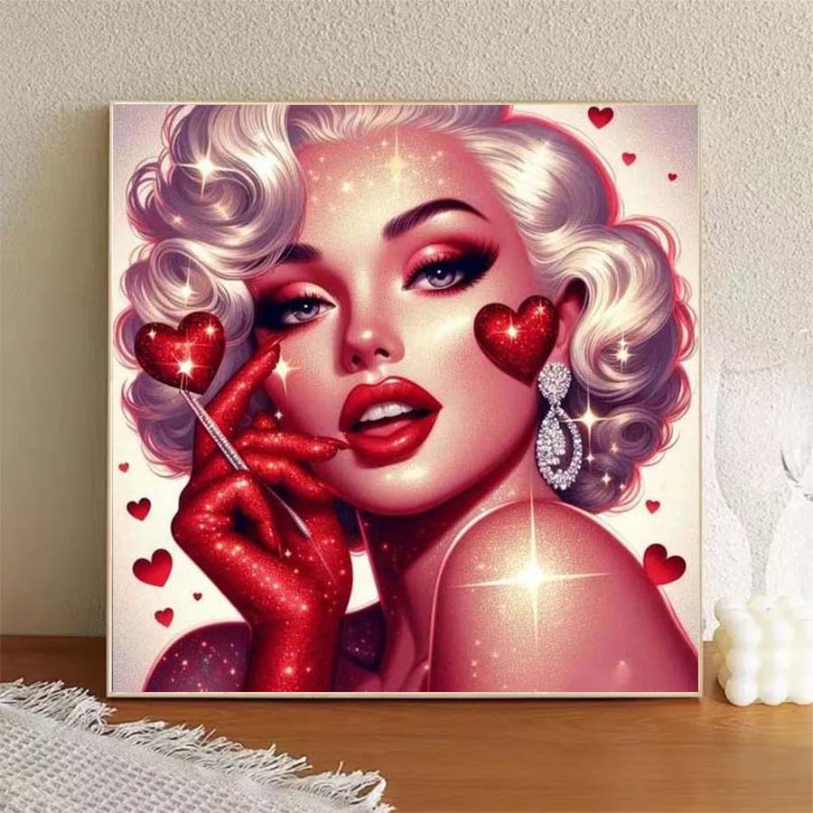 1 peça de tecido flocado 5D DI - 5D Diamond Painting Kit Full Drill avaliação e preço