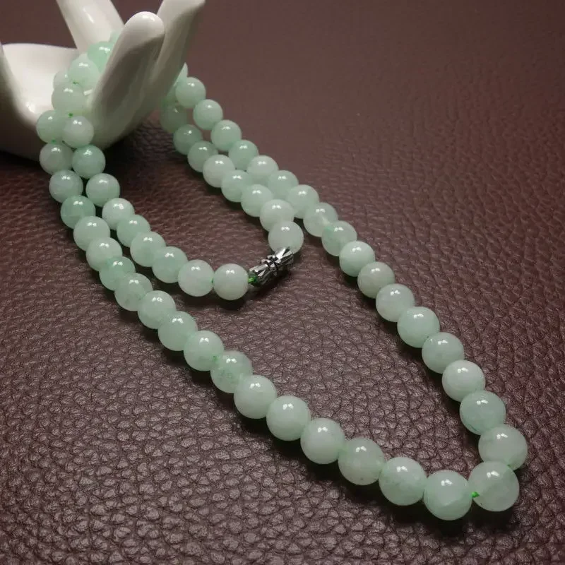 Colar de contas de jade verde  - Beading avaliação e preço