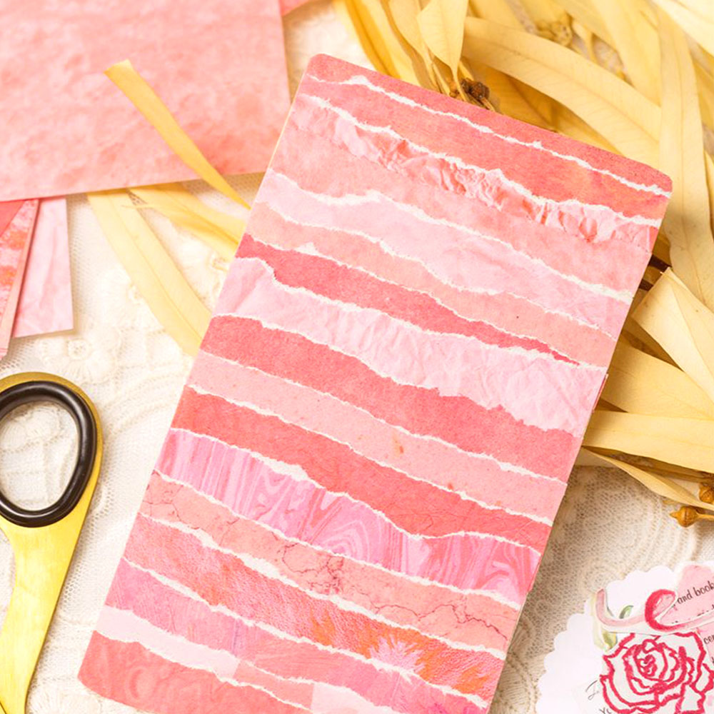 100 pçs textura colorida fundo - Vintage Junk Journal Scrapbooking Paper avaliação e preço