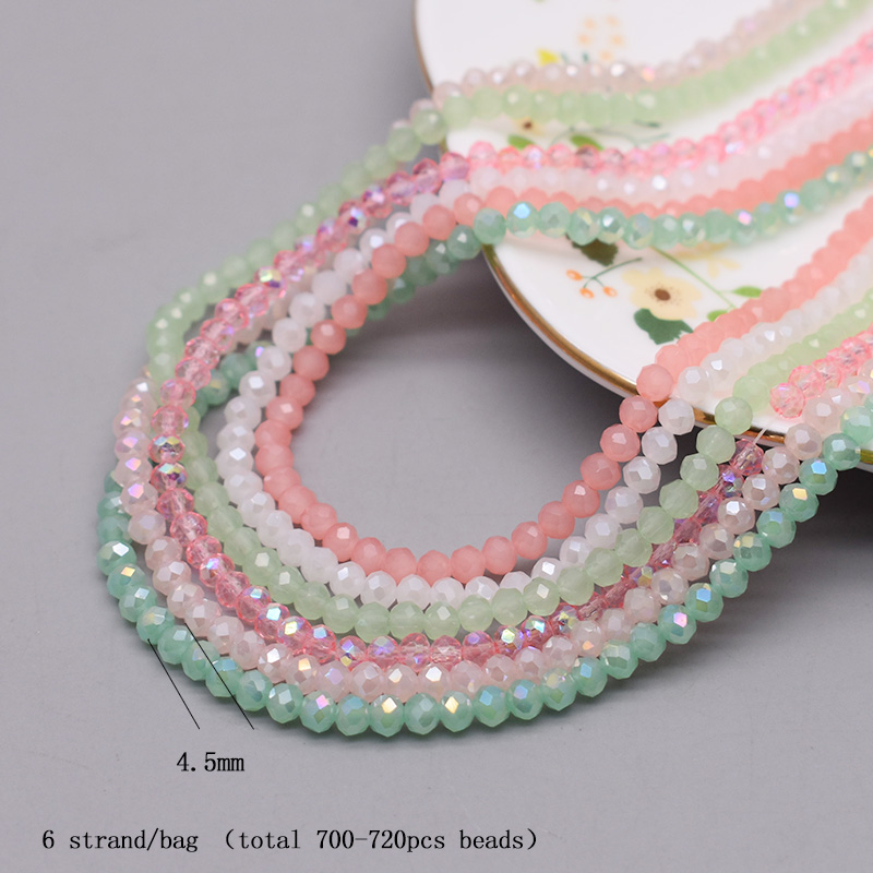 Esquema de cores 4mm, 6 fios/s - Glass Seed Beads 2Mm Jewelry Making avaliação e preço