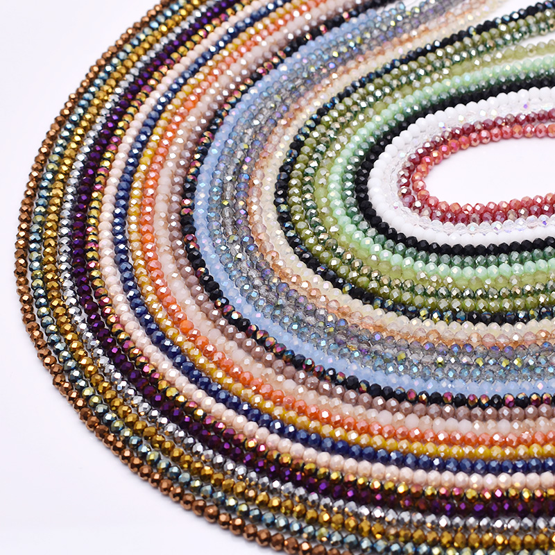 Esquema de cores 4mm, 6 fios/s - Glass Seed Beads 2Mm Jewelry Making avaliação e preço