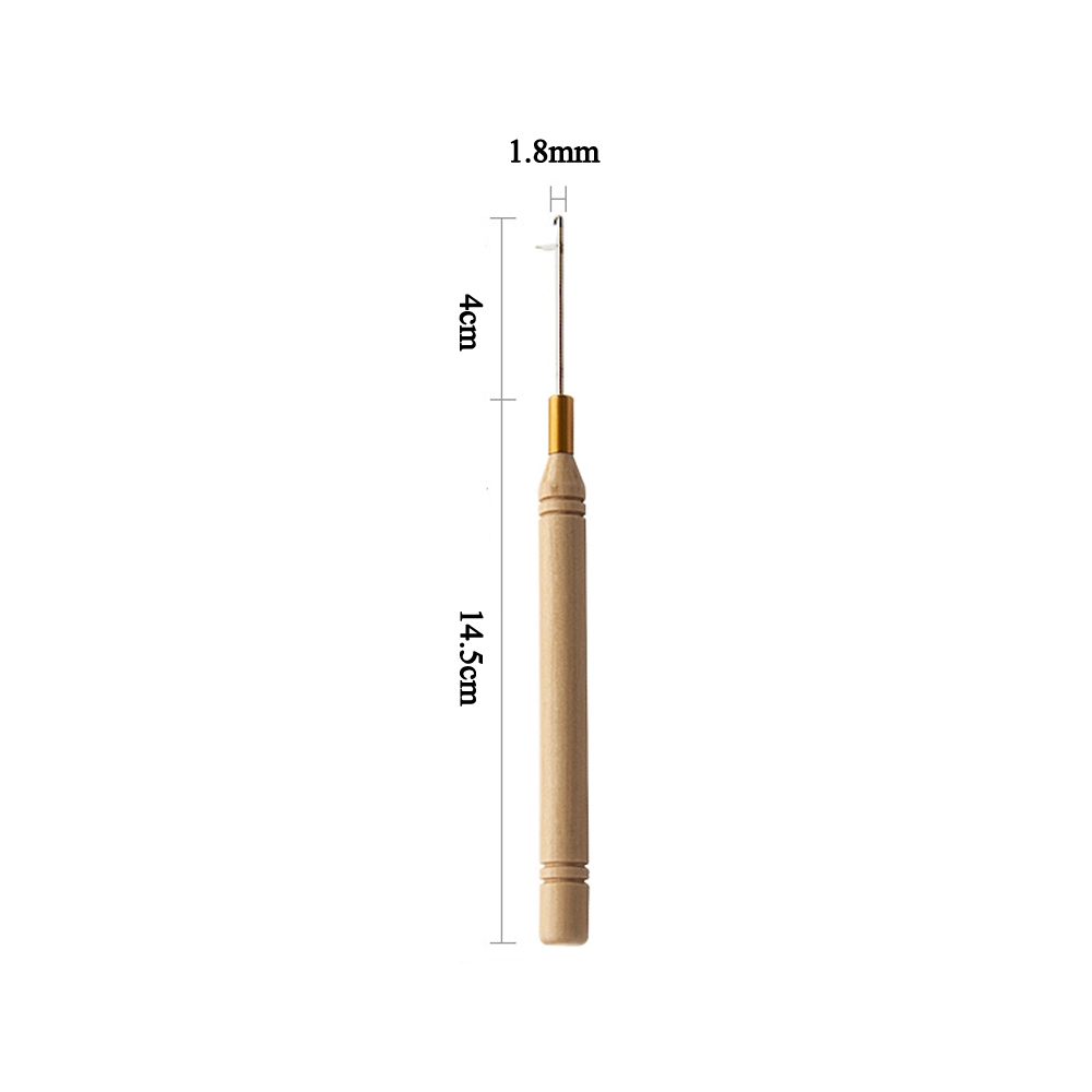 Agulha ergonômica com cabo de  - Wooden Crochet Hooks Ergonomic Handle avaliação e preço