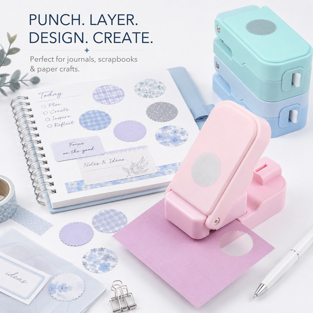 Perfurador de Papel em Círculo - Scrapbooking avaliação e preço