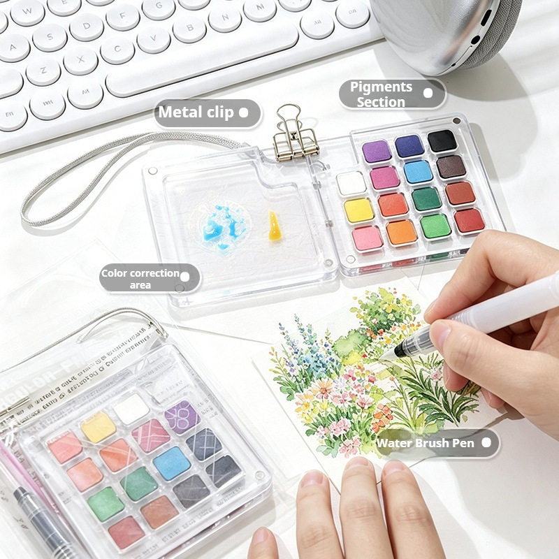 Conjunto de Presente de Aquare - Watercolor Paint Set Solid Pigment avaliação e preço