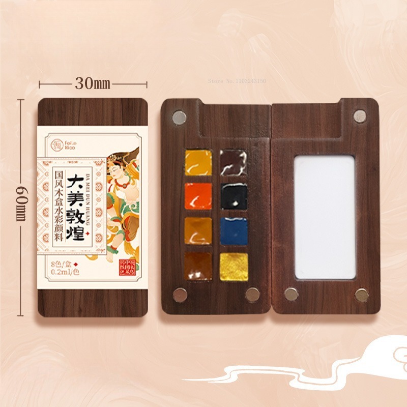 Mini Pigmento Aquarela Portáti - Watercolor Paint Set Solid Pigment avaliação e preço