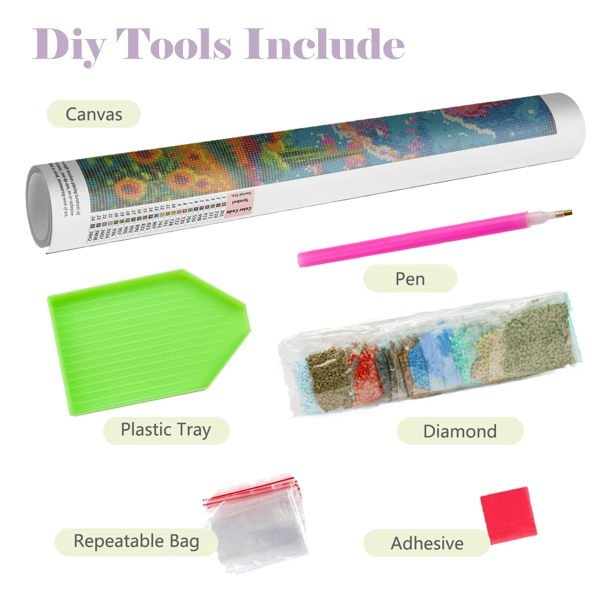 Kit de Pintura Diamante 5D DIY - 5D Diamond Painting Kit Full Drill avaliação e preço