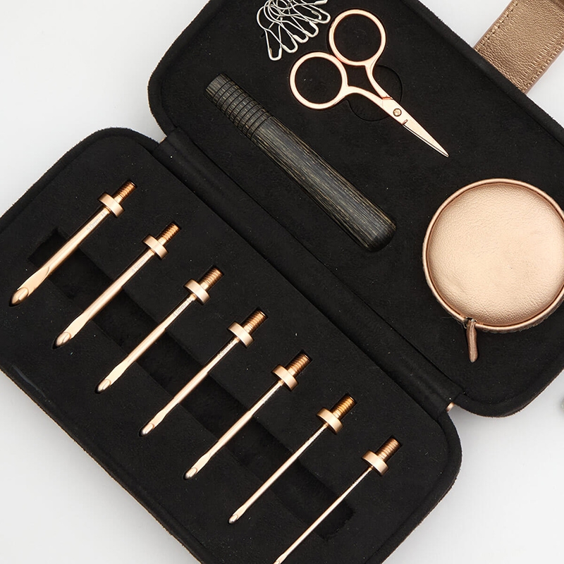 1 conjunto de ganchos de croch - Wooden Crochet Hooks Ergonomic Handle avaliação e preço